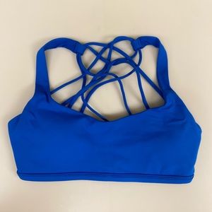 Lululemon Free to Be Bra - *Light Support. Size 4. Blue